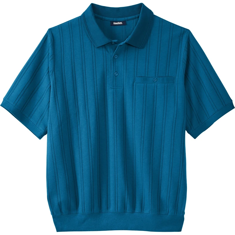 KingSize Big & Tall No Tuck Polo Shirt