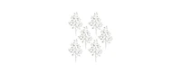 Versatile Silver Dollar Spray Set (Pack of 6) - Ideal for Enhancing Home and Event Spaces with Natural Elements