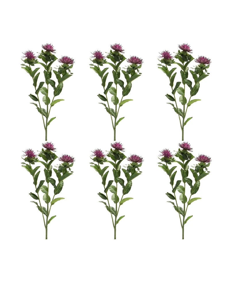 Thistle Floral Spray (Set of 6)