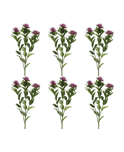 Thistle Floral Spray (Set of 6)