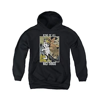 Where The Wild Things Are Youth King Of All Pull Over Hoodie / Hooded Sweatshirt