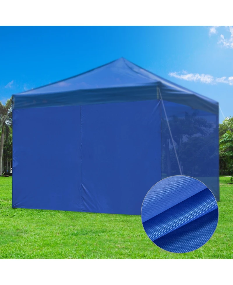 InstaHibit Sidewall UV30+ Fits 10x10ft Canopy Outdoor Picnic 1 Piece Garden