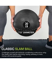 ProsourceFit Classic Slam Ball