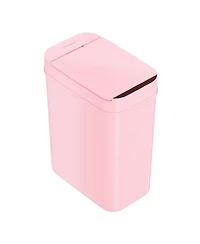 iTouchless 3 Gallon Sensor Bathroom Trash Can, 10 Liter Slim Touchless Small Smart Bedroom Garbage Waste Basket Bin with Motion Lid