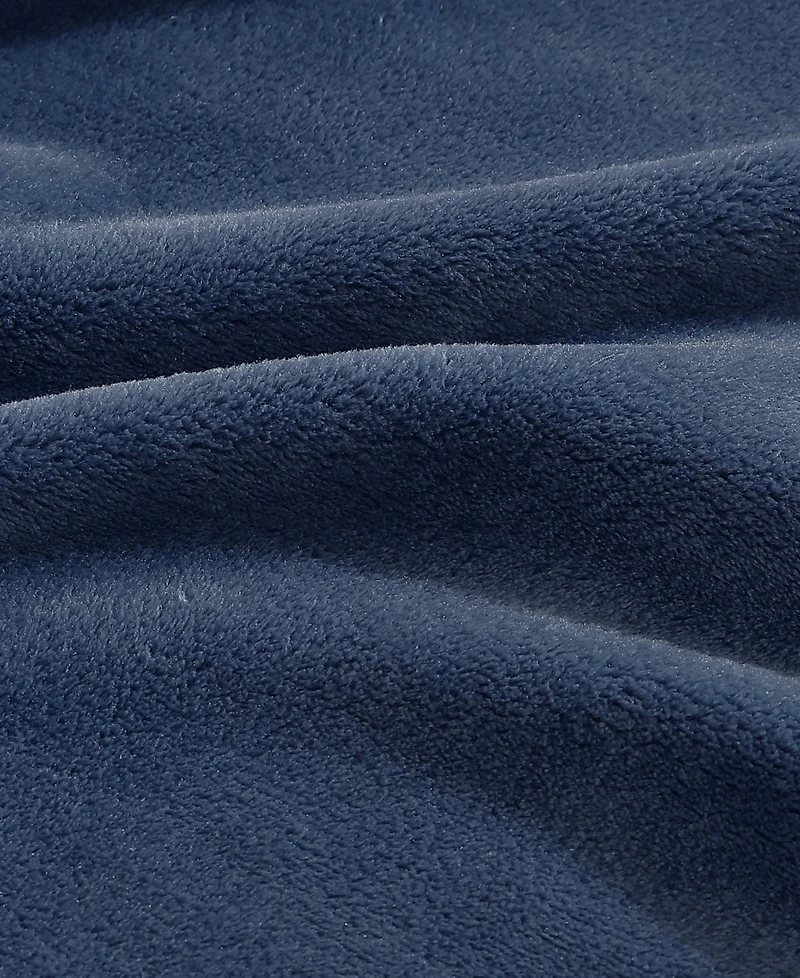 Tommy Bahama Home Solid Ultra Soft Plush Blanket, Full/Queen
