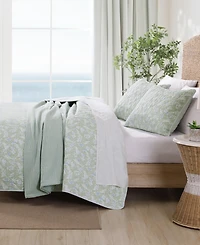 Closeout! Tommy Bahama Home Pineapple Bloom Reversible 2 Piece Quilt Set, Twin