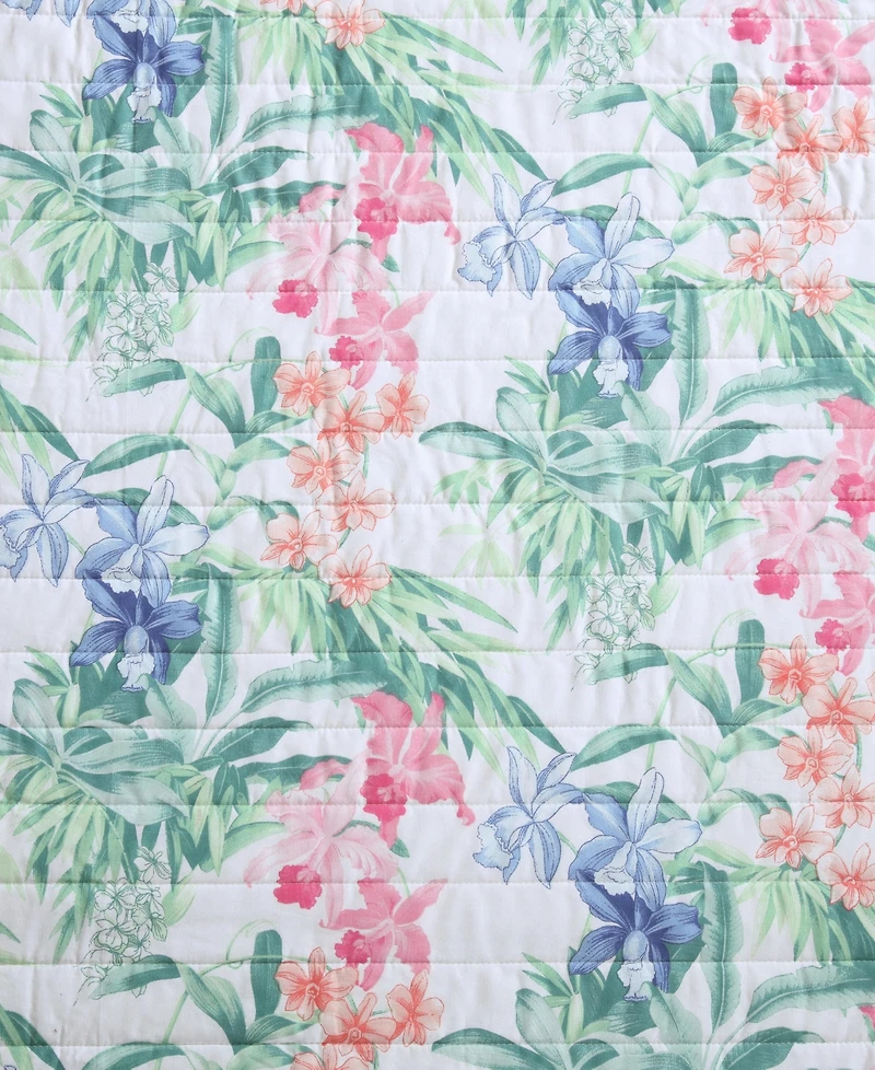 Closeout! Tommy Bahama Home Island Orchid Reversible Piece Quilt Set