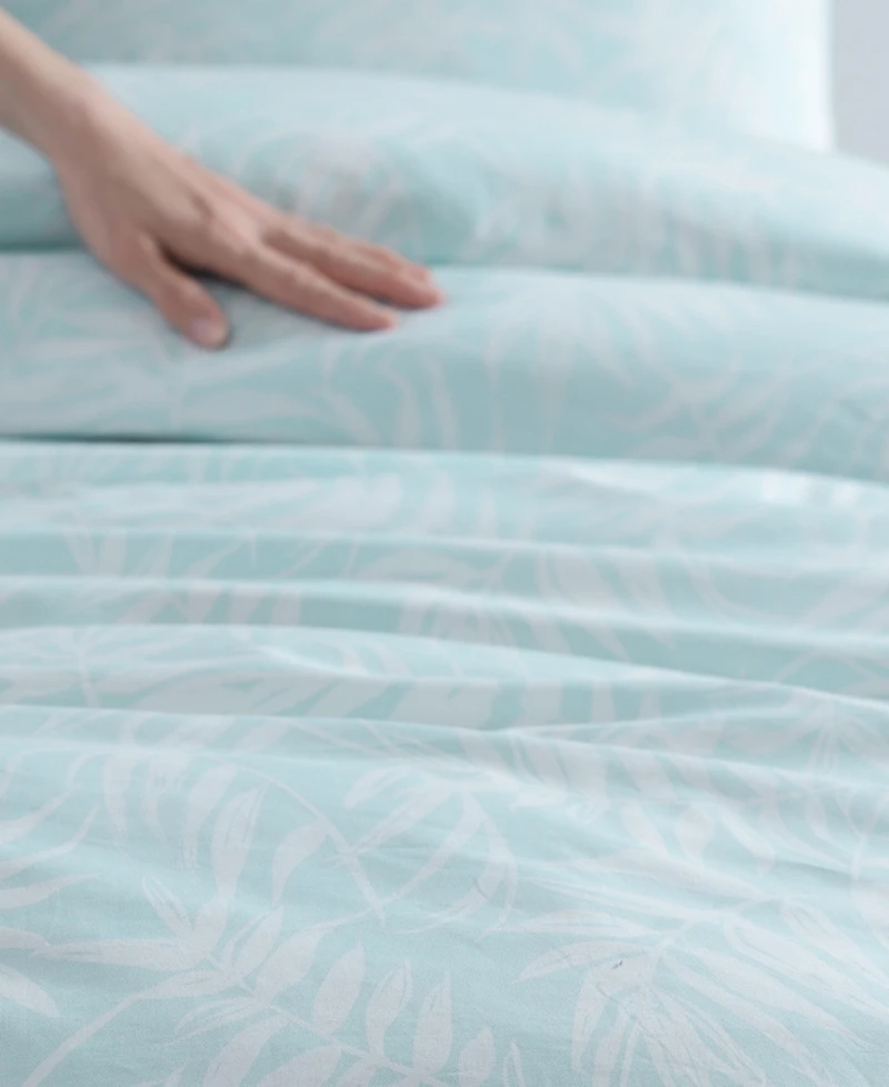 Closeout! Tommy Bahama Home Art Of Palms Reversible 3 Piece Comforter Set