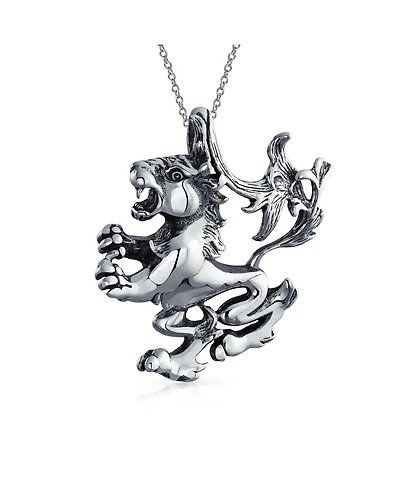 Bling Jewelry Leo Lion Zodiac Sign Astrology Horoscope Pendant Necklace Sterling Silver