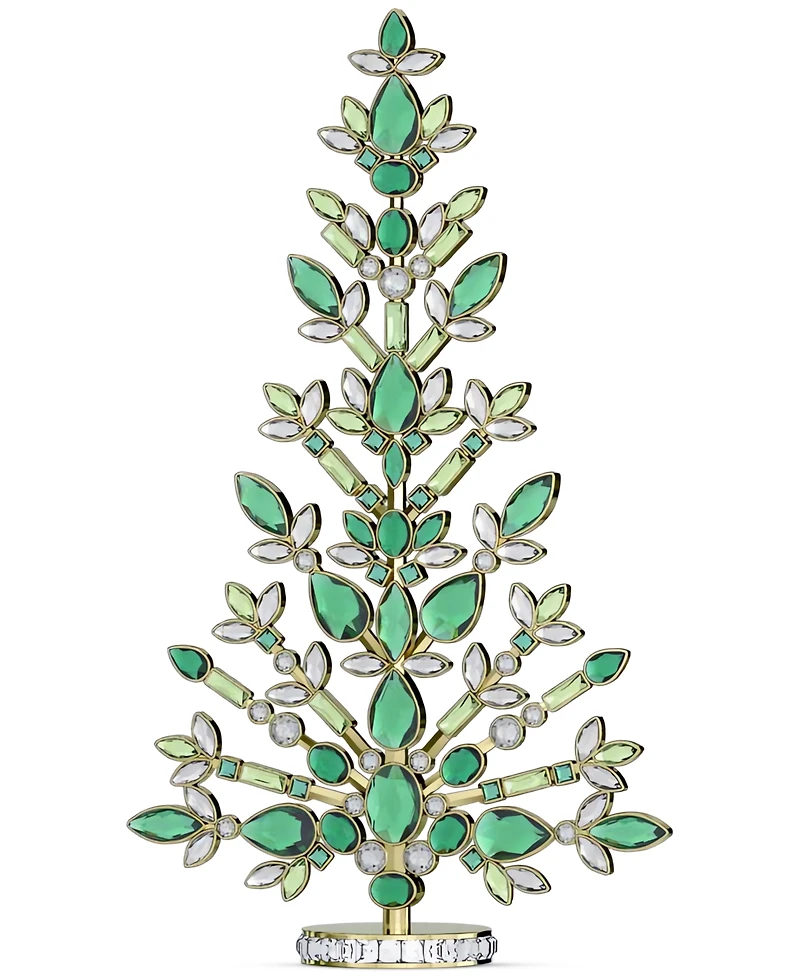 Swarovski Crystal Green-Accent Tree Figurine