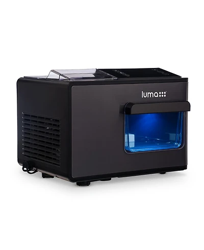 Luma Comfort Luma Nugget Countertop Ice Maker, 44 lbs in 24 hours, Black Stainless Steel Ice Machine, Perfect for Home Bar, Kitchen Countertop, Rv, Ho