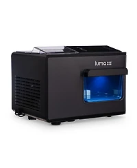 Luma Comfort Luma Nugget Countertop Ice Maker, 44 lbs in 24 hours, Black Stainless Steel Ice Machine, Perfect for Home Bar, Kitchen Countertop, Rv, Ho