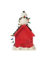 Jim Shore Peanuts Snoopy and Woodstock Countdown Calendar Figurine