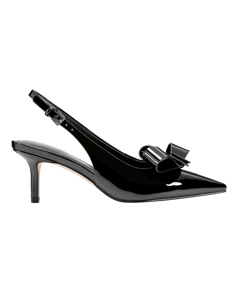 Marc Fisher Women's Allon Bow Slingback Pumps
