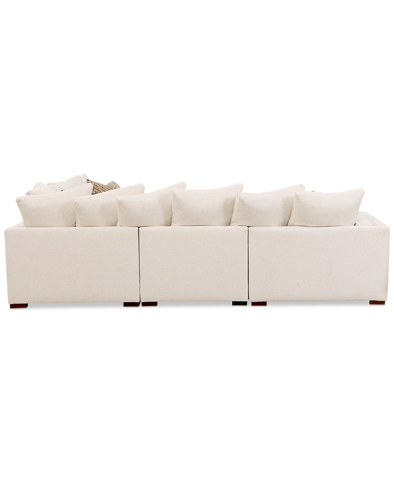 Barlien 4-Pc. Modular Fabric Sectional, Created for Macy's