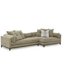 Closeout! Brendalyn 2-Pc. Modular Fabric Sectional Chaise and Sofa Set, Created for Macy's
