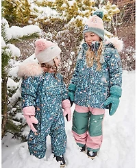 Deux par Deux Kids Unisex Solid Mittens Sage Green