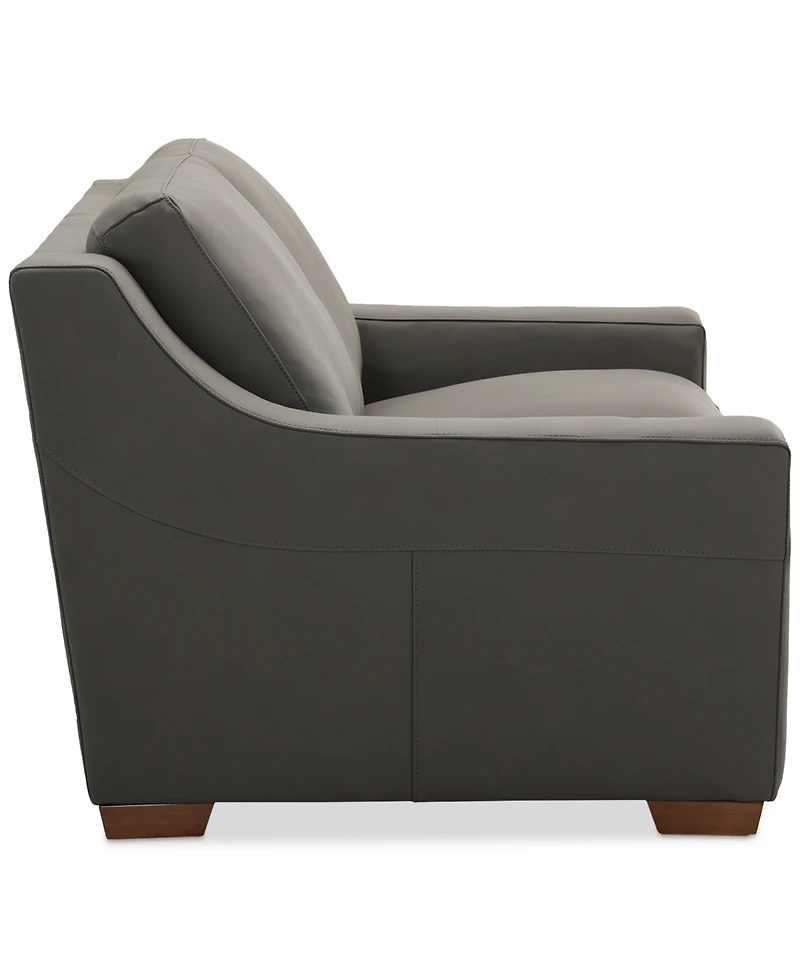 Closeout! Kovner Leather Loveseat, Created for Macy's