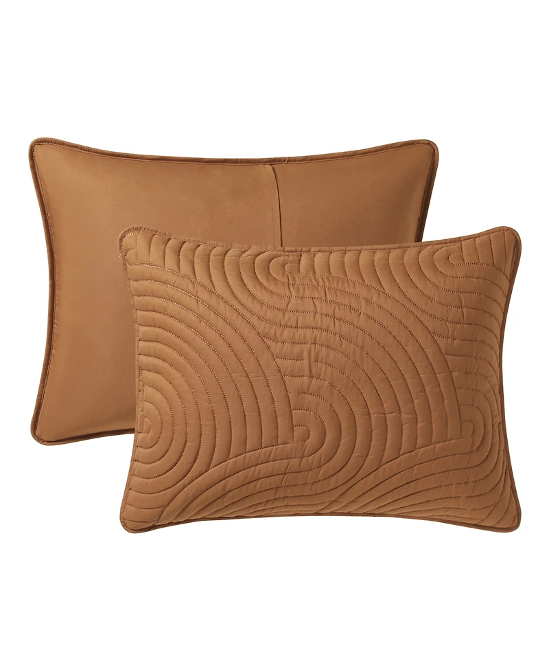 Vcny Home Sands 3-Piece Curved Quilt Set