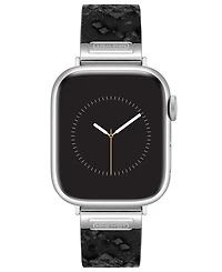 Nine West Women's Brown Snakeskin Pattern Leather Band Designed for 38/40/41mm Apple Watch