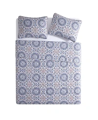 Closeout! Vcny Home Sea Medallion 3-Piece Quilt Set