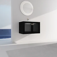 Streamdale 32 Inch Wall-Mounted Bathroom Vanity With Sink, For Small Bathroom