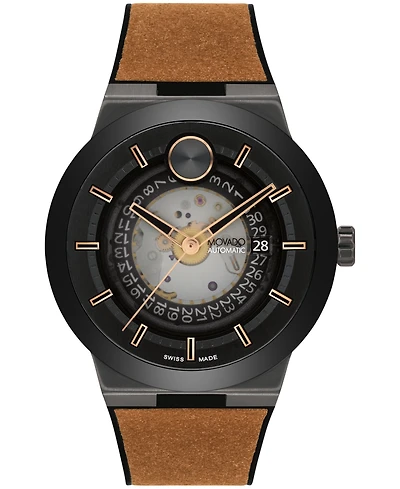 Movado Men's Bold Fusion Automatic Swiss Auto Black Rubber 43.50MM Watch