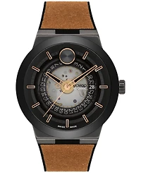 Movado Men's Bold Fusion Automatic Swiss Auto Black Rubber 43.50MM Watch