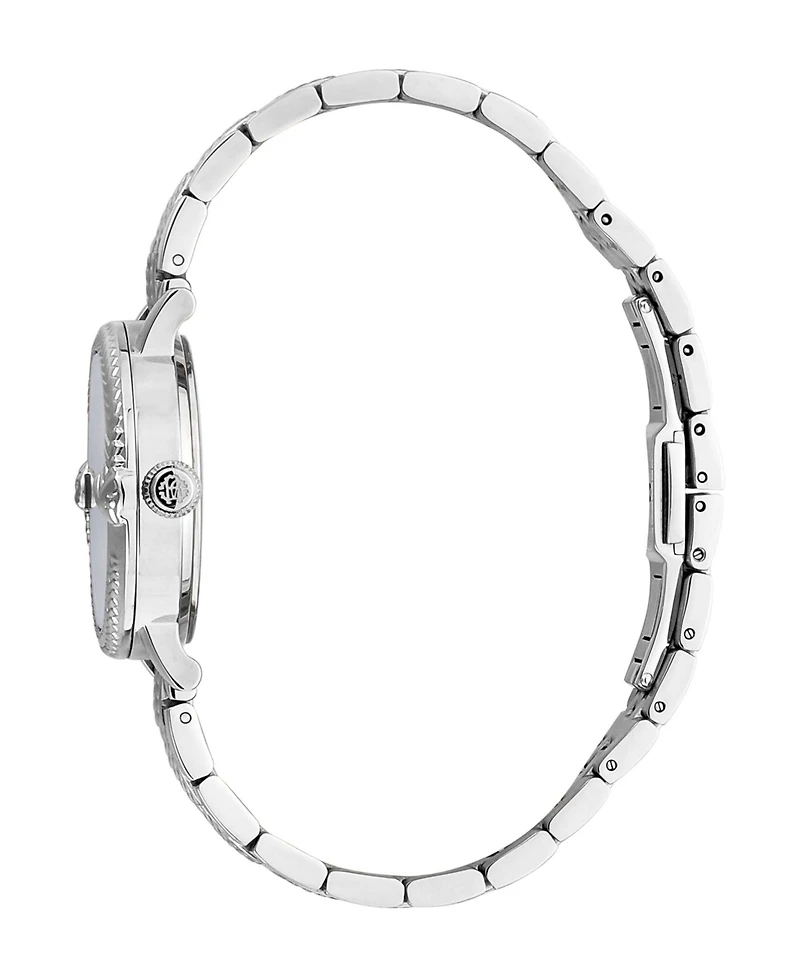 Roberto Cavalli Women's Quartz Silver-tone Stainless Steel Watch 30mm