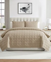 Vcny Home Solid Square Quilt Sets
