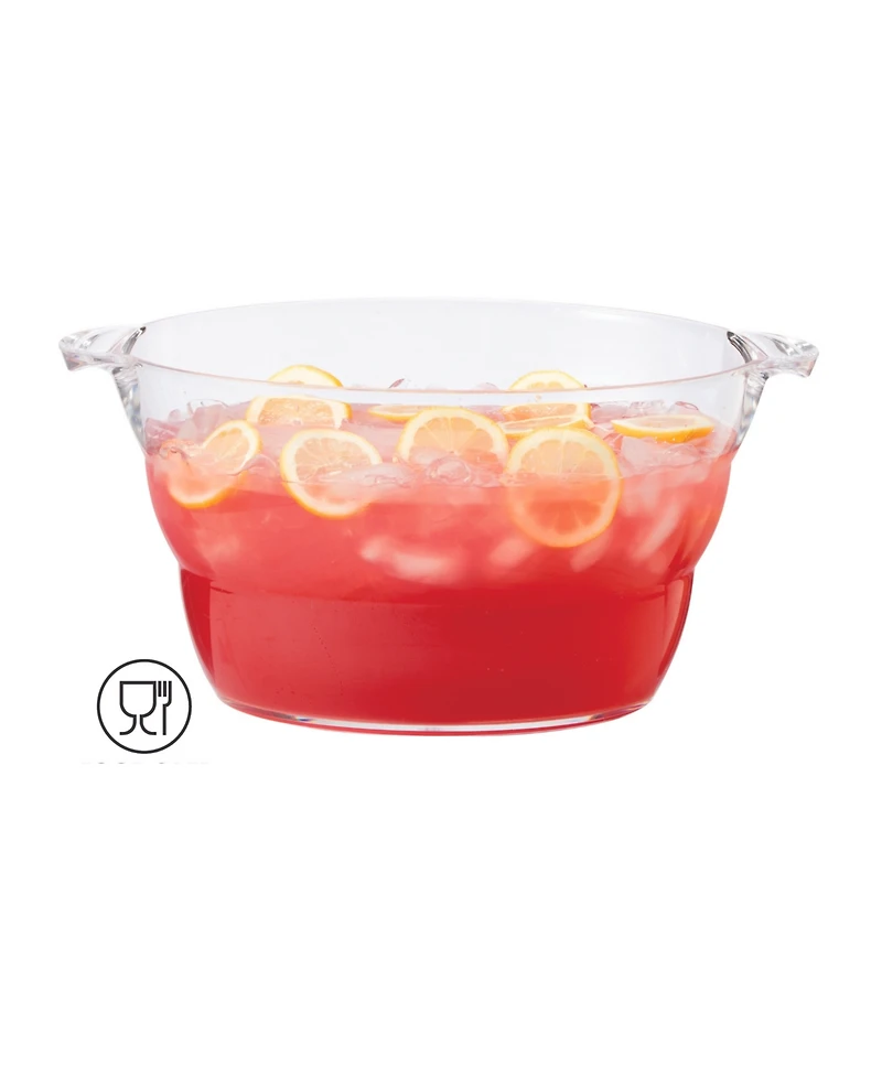 Oggi 18.5" x 11" Acrylic Oval Party Tub