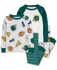 Carter's Toddler Boys Sports-Print 100% Snug-Fit Cotton Pajamas, 4 Piece Set