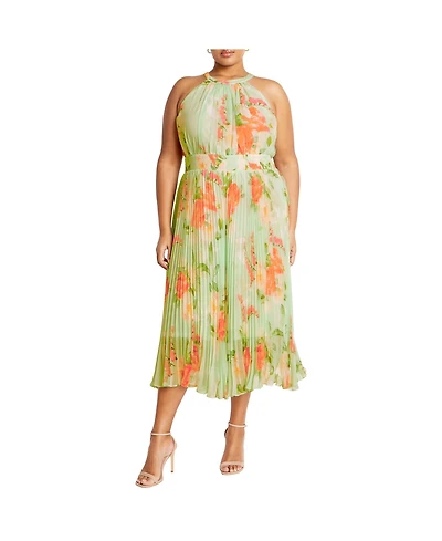 City Chic Women's Sabine Print Dress