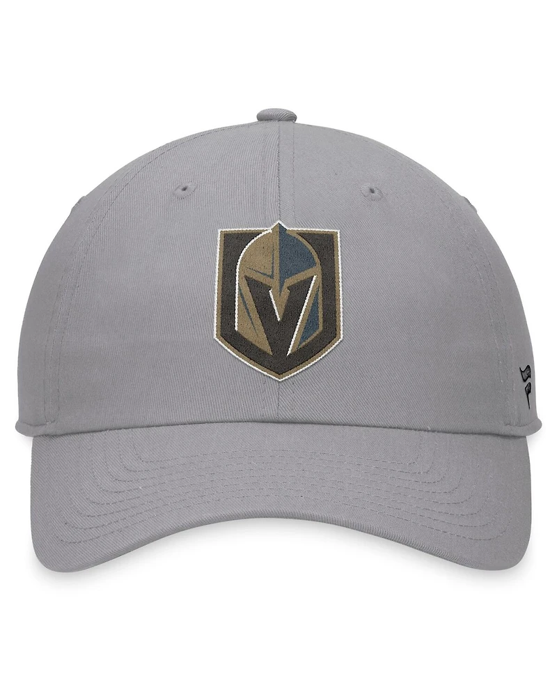 Fanatics Men's Gray Vegas Golden Knights Extra Time Adjustable Hat