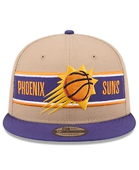 New Era Men's Tan/Purple Phoenix Suns 2024 Nba Draft 9FIFTY Snapback Hat