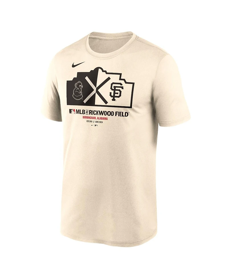 Nike Men's Cream San Francisco Giants 2024 Rickwood Classic Legend T-Shirt