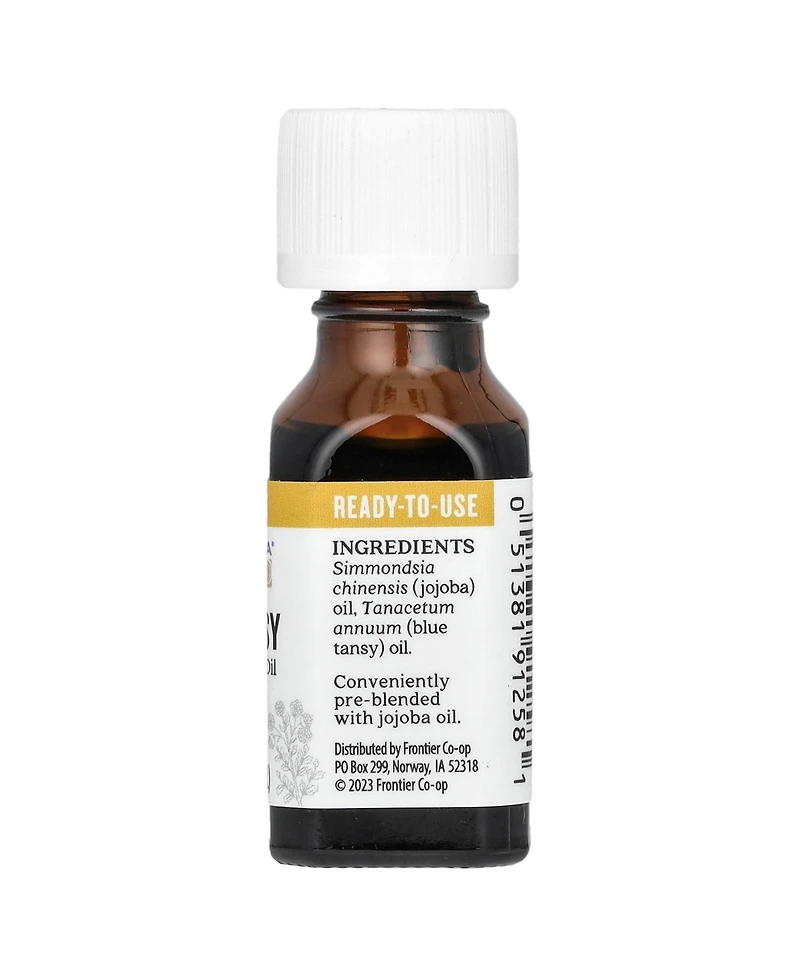 Aura Cacia Pure Essential Oil In Jojoba Oil Blue Tansy