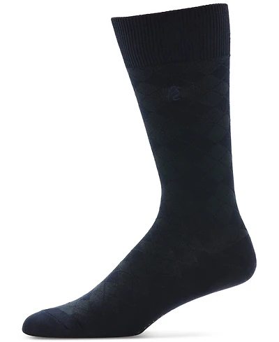 Perry Ellis Men's Socks, Diamond Single Pack
