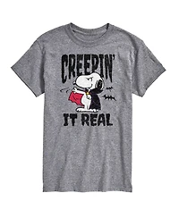 Hybrid Apparel Peanuts Vampire Mens Short Sleeve Tee