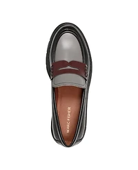 Marc Fisher Women's Cube Lug Sole Penny Loafers