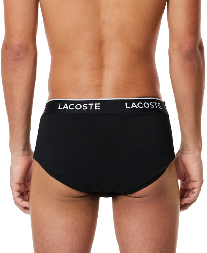 Lacoste Men's 3pk. Regular-Fit Stretch Logo Band Briefs