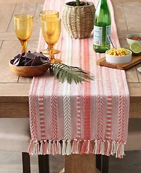 Design Imports Braided Stripe Table Runner, 15x72 Inches
