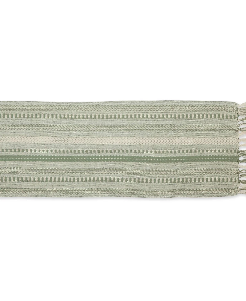 Design Imports Braided Stripe Table Runner