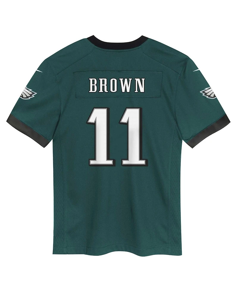 Nike Baby Boys and Girls A.j. Brown Midnight Green Philadelphia Eagles Game Jersey