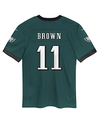 Nike Baby Boys and Girls A.j. Brown Midnight Green Philadelphia Eagles Game Jersey