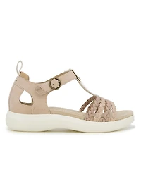 Jbu Women's Prague Round Toe Sandals