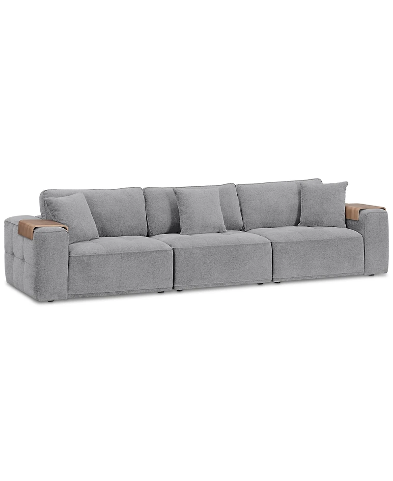 Nycolle 3-Pc. Modular Fabric Sectional, Created for Macy's