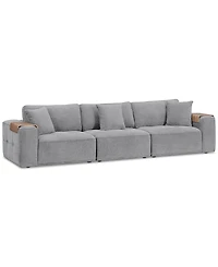 Nycolle 3-Pc. Modular Fabric Sectional, Created for Macy's