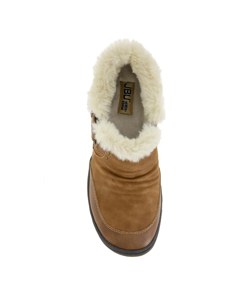 Jbu Women's Hook and Loop Heather Flat