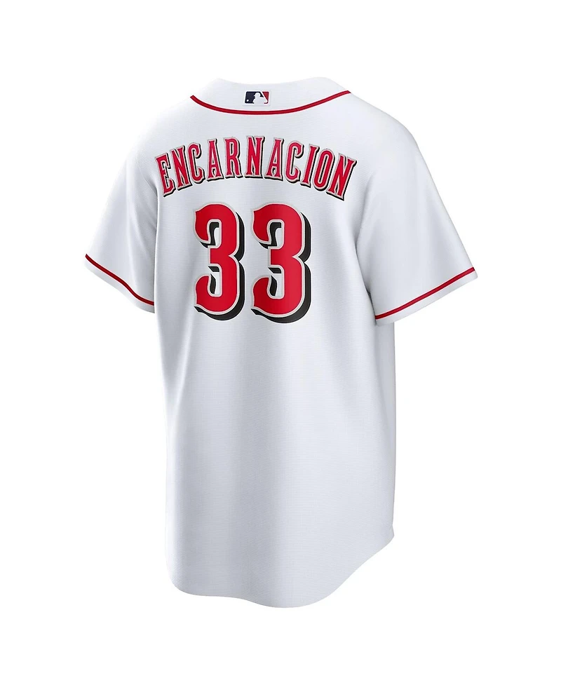 Nike Men's Christian Encarnacion-Strand White Cincinnati Reds Home Replica Jersey